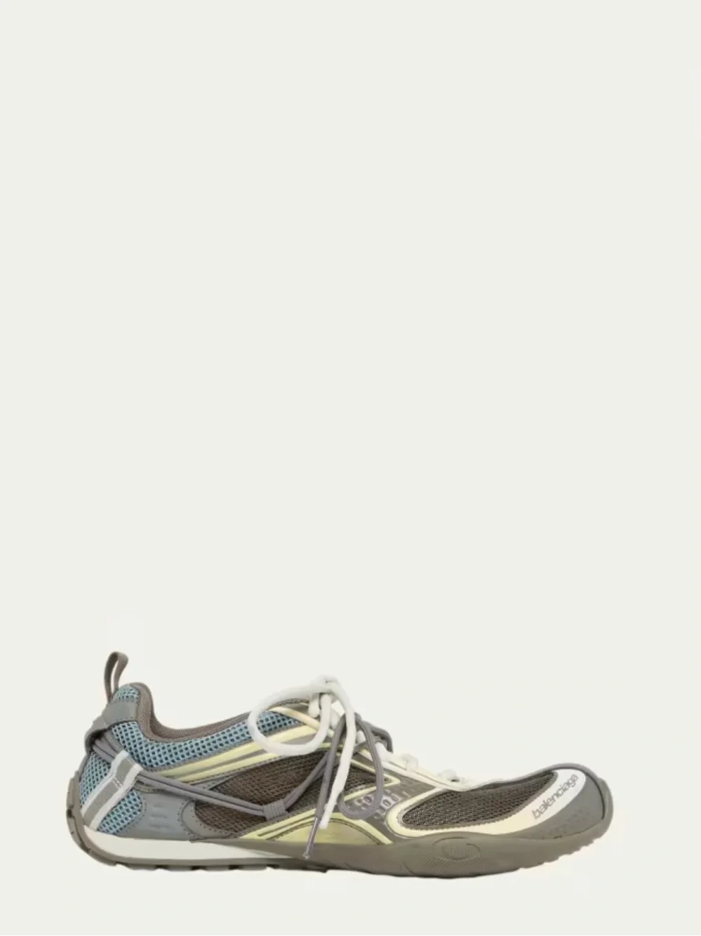 Balenciaga Men's Gradient Sneaker Gray and Yellow